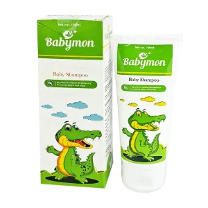 Babymon Baby Shampoo with Glycerine & Vitamin B5 for Soft and Nourished Baby Scalp 100ml